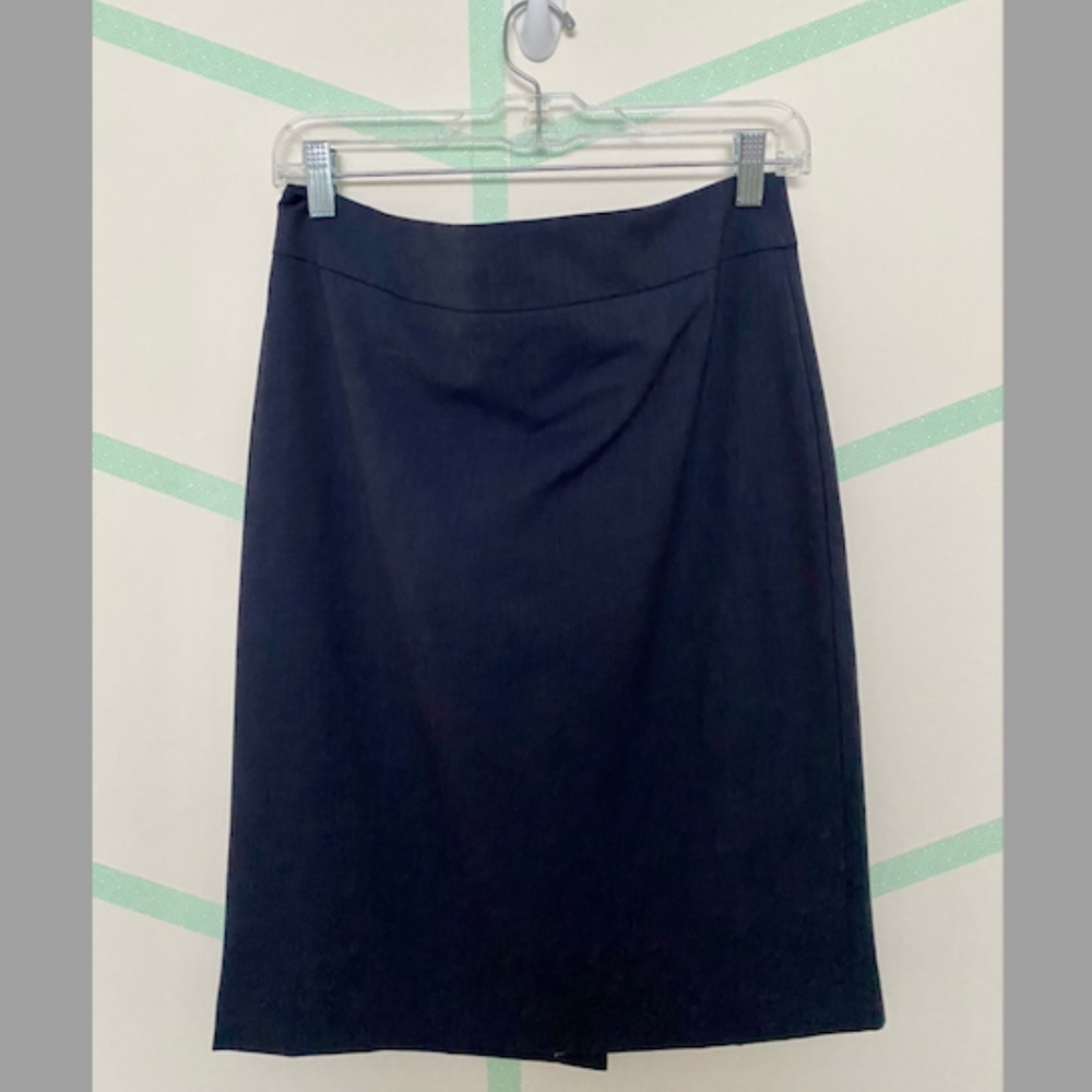 Ann Taylor Factory Navy Skirt Sz 4